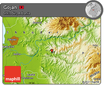 Physical Map of Gojan
