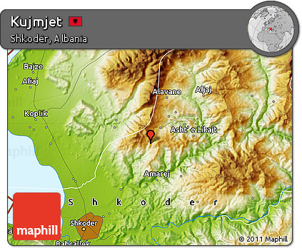 Physical Map of Kujmjet
