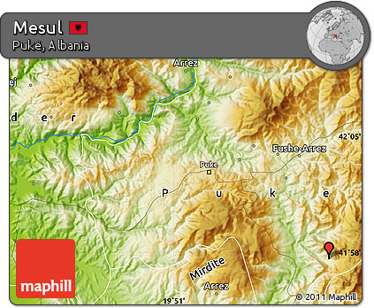 Physical Map of Mesul