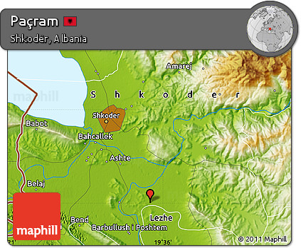 Physical Map of Paçram