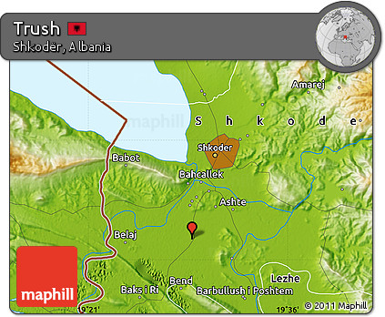 Physical Map of Trush