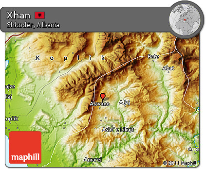 Physical Map of Xhan