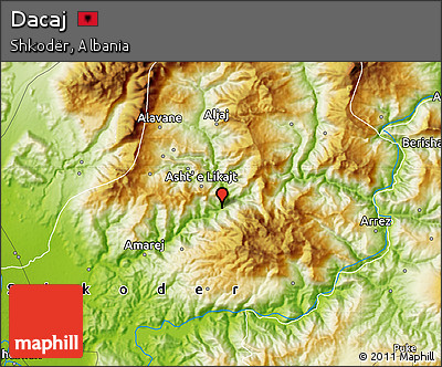Physical Map of Dacaj