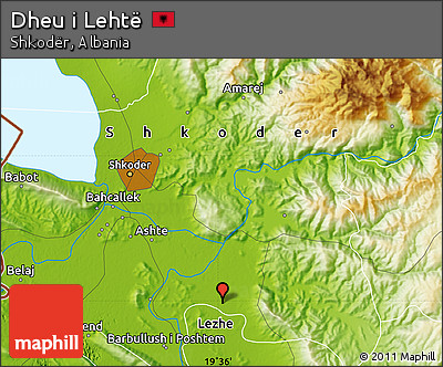 Physical Map of Dheu I Lehtë