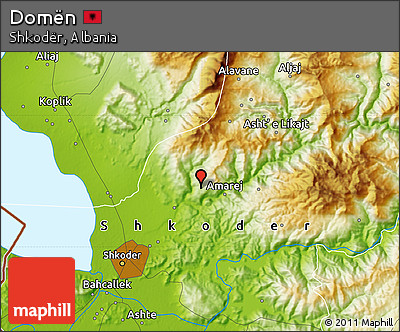Physical Map of Domën