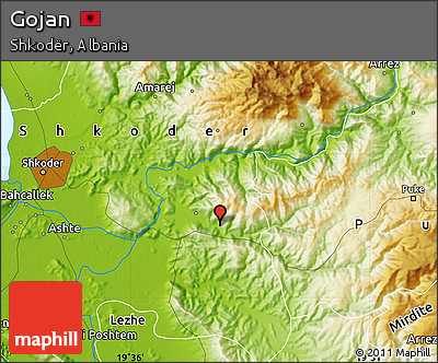 Physical Map of Gojan