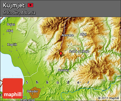 Physical Map of Kujmjet