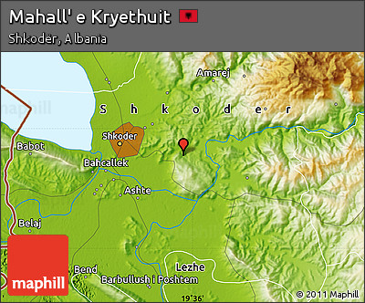 Physical Map of Mahall' E Kryethuit