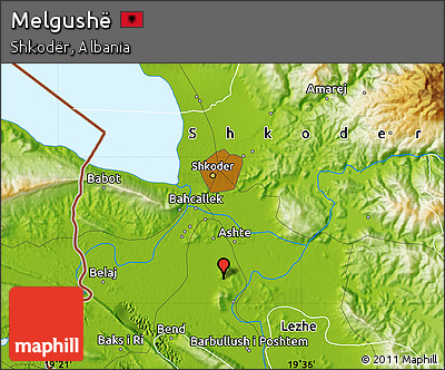 Physical Map of Melgushë