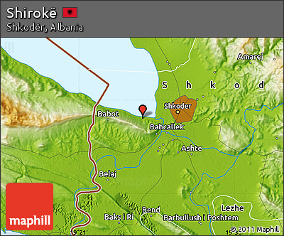 Physical Map of Shirokë
