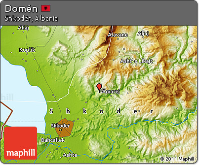 Physical Map of Domën
