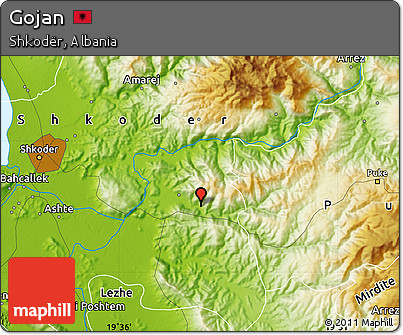 Physical Map of Gojan