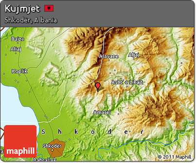 Physical Map of Kujmjet