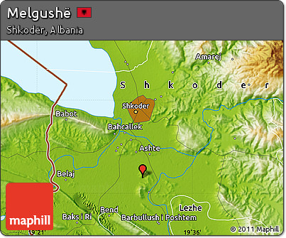 Physical Map of Melgushë