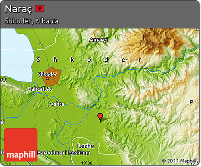 Physical Map of Naraç