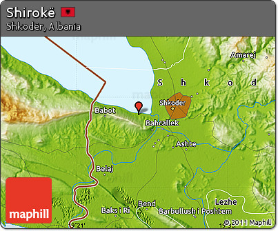 Physical Map of Shirokë