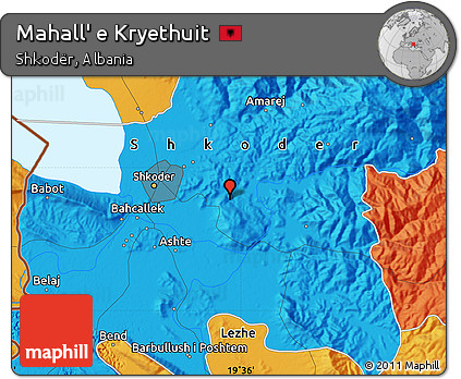 Political Map of Mahall' E Kryethuit