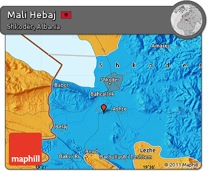Political Map of Mali Hebaj