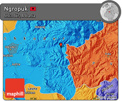 Political Map of Ngropuk