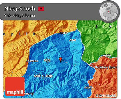 Political Map of Nicaj-Shosh