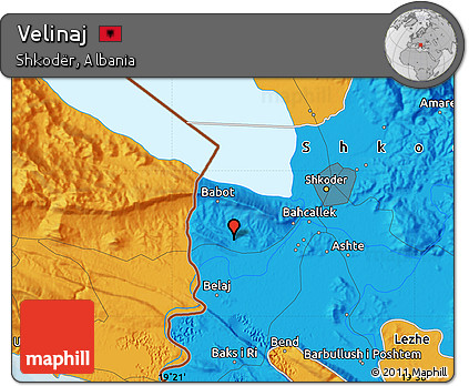 Political Map of Velinaj