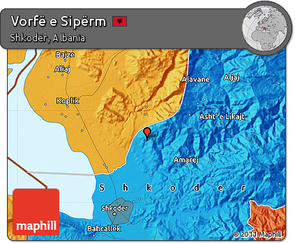 Political Map of Vorfë E Sipërm