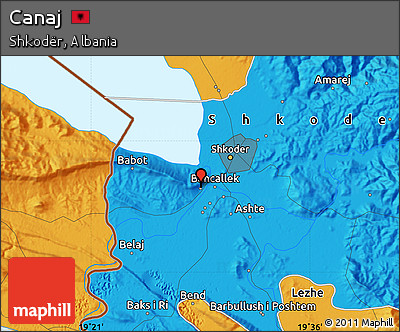 Political Map of Canaj