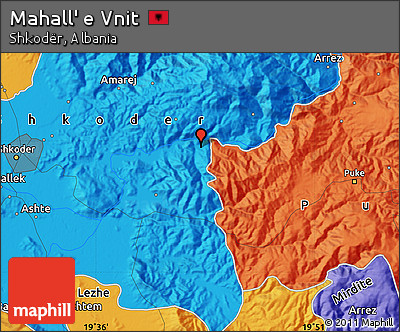 Political Map of Mahall' E Vnit