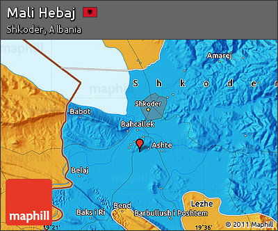 Political Map of Mali Hebaj