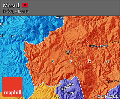 Political Map of Mesul