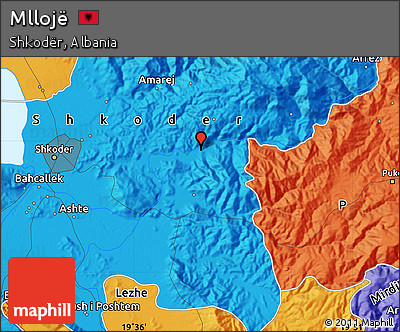 Political Map of Mllojë