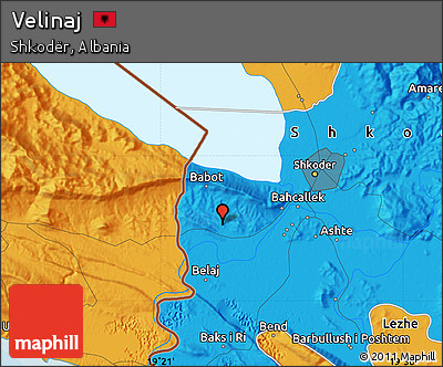 Political Map of Velinaj