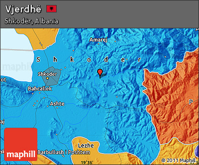 Political Map of Vjerdhë