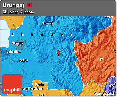 Political Map of Brungaj