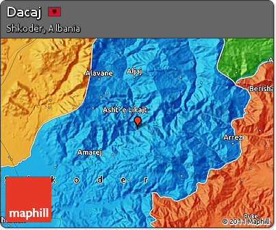 Political Map of Dacaj