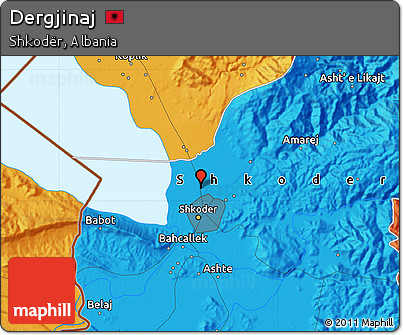 Political Map of Dergjinaj
