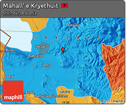 Political Map of Mahall' E Kryethuit