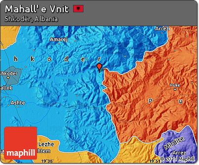 Political Map of Mahall' E Vnit