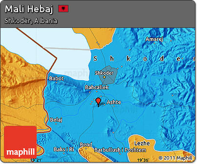 Political Map of Mali Hebaj