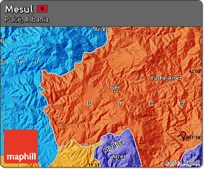 Political Map of Mesul