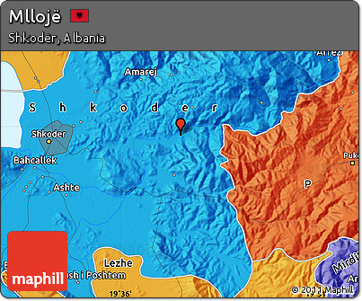 Political Map of Mllojë