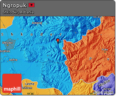 Political Map of Ngropuk