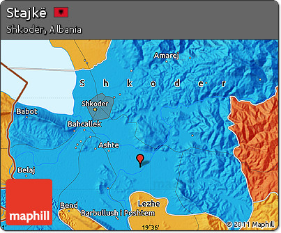 Political Map of Stajkë