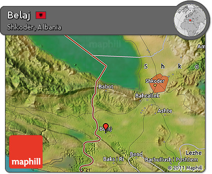 Satellite Map of Belaj