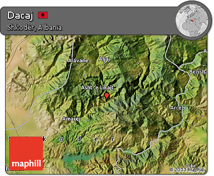 Satellite Map of Dacaj