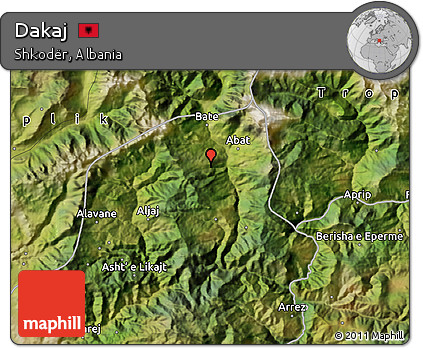 Satellite Map of Dakaj