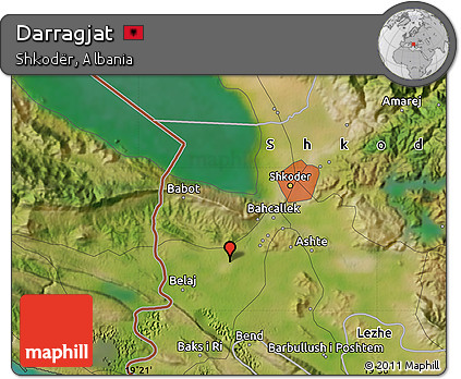 Satellite Map of Darragjat