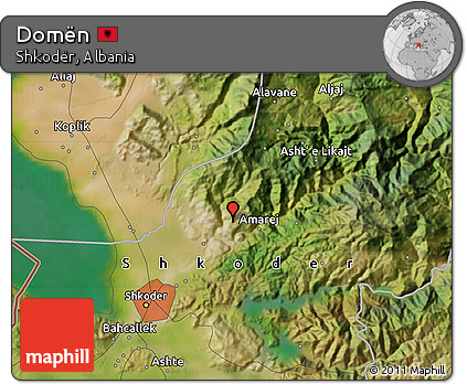 Satellite Map of Domën