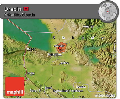 Satellite Map of Dracin