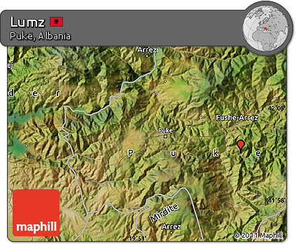 Satellite Map of Lumz